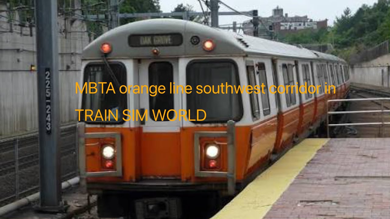 MBTA southwest corridor  ￼ orange line ￼ Forest Hills  1200s TRAIN SIM WORLD 6 #mbta ￼