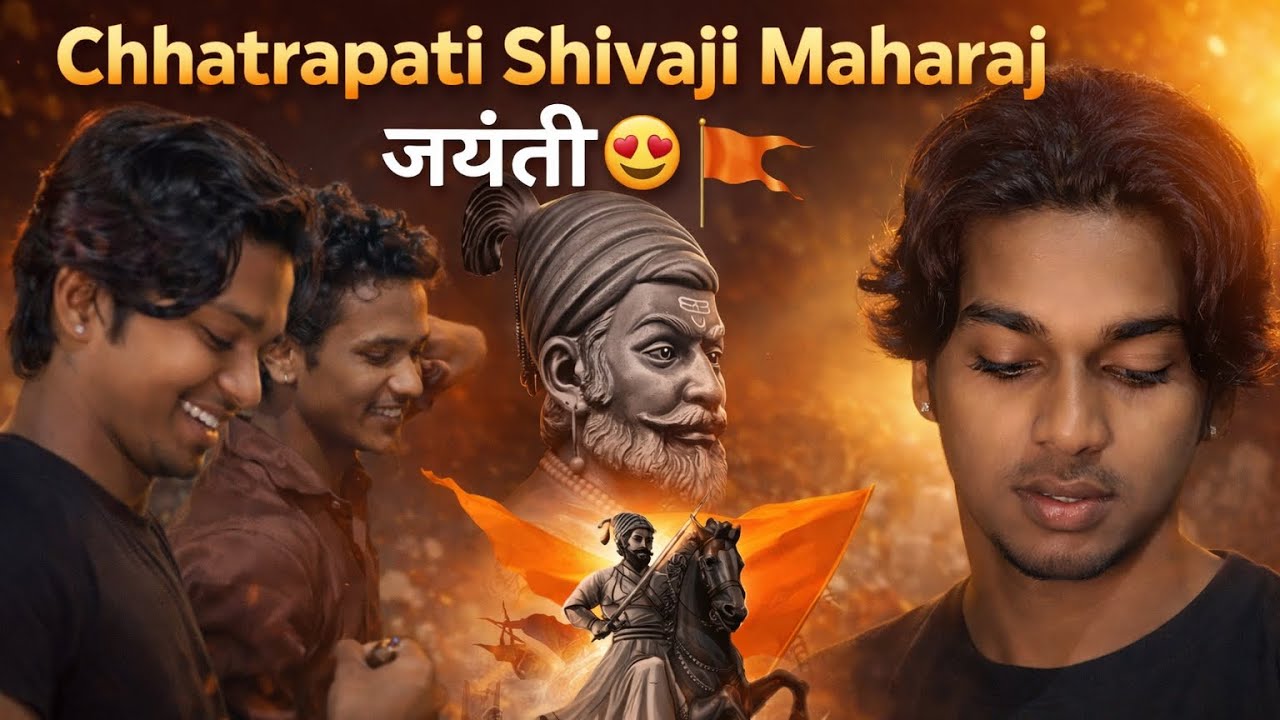Chhatrapati Shivaji Maharaj Jayanti 😍⚔️जय भवानी! जय शिवाजी! 🚩#shivajimaharaj #youtubeindia 
