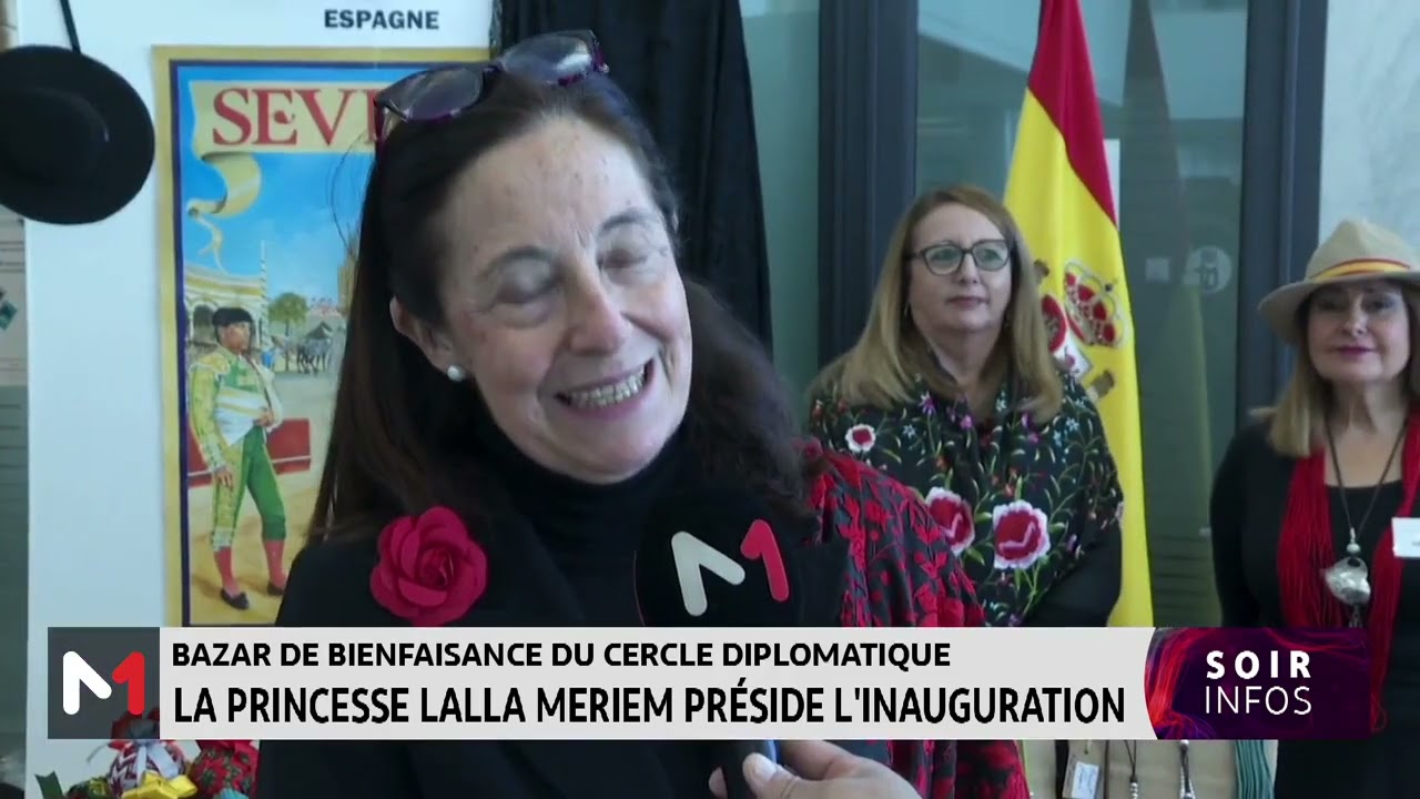 Bazar de bienfaisance du cercle diplomatique: La #PrincesseLallaMeriem préside l'inauguration