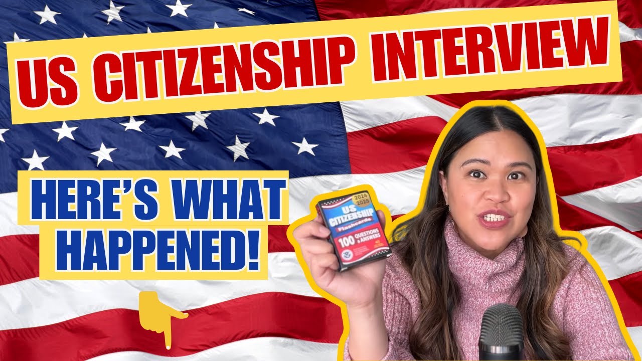 What Really Happens at a U.S. Citizenship Interview 2025 | My Experience