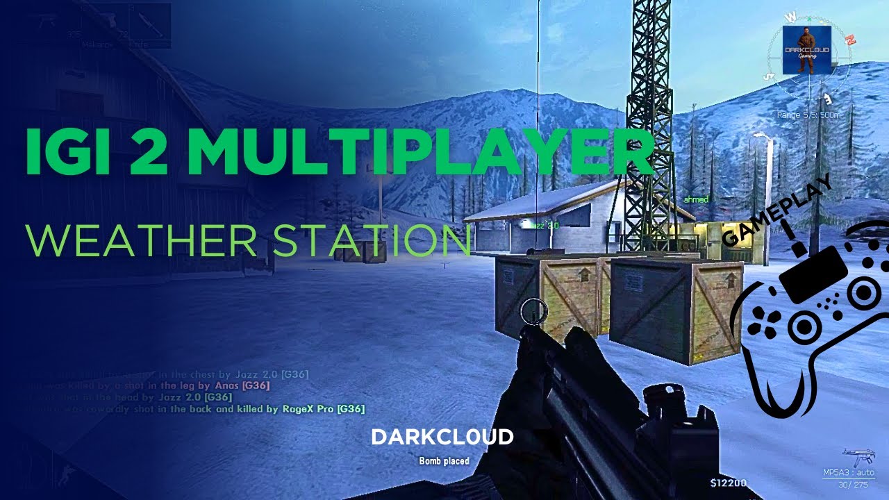 IGI 2 Multiplayer | Weather Station Map Gameplay | MPA Launcher