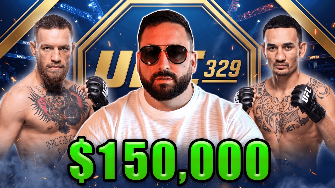 MCGREGOR вернулся, и мы идем за $150к | UFC 329 Cycle Parlay