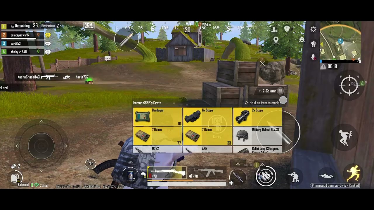 4 no player 20 kill