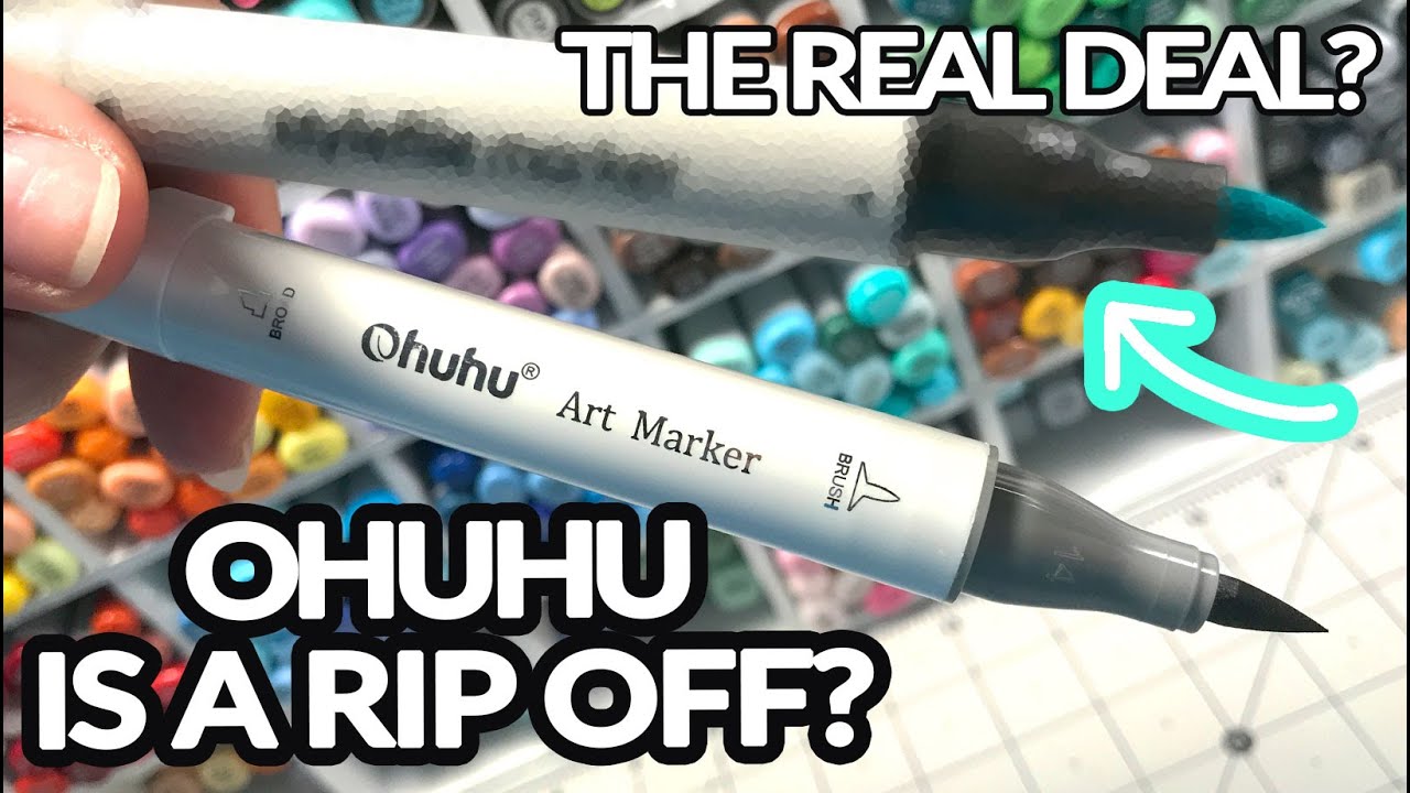 OHUHU IS A RIP OFF ? - Stylefile Markers Review