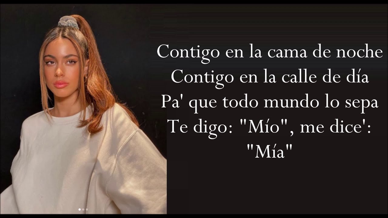 SI TU SUPIERAS (Letra) TINI