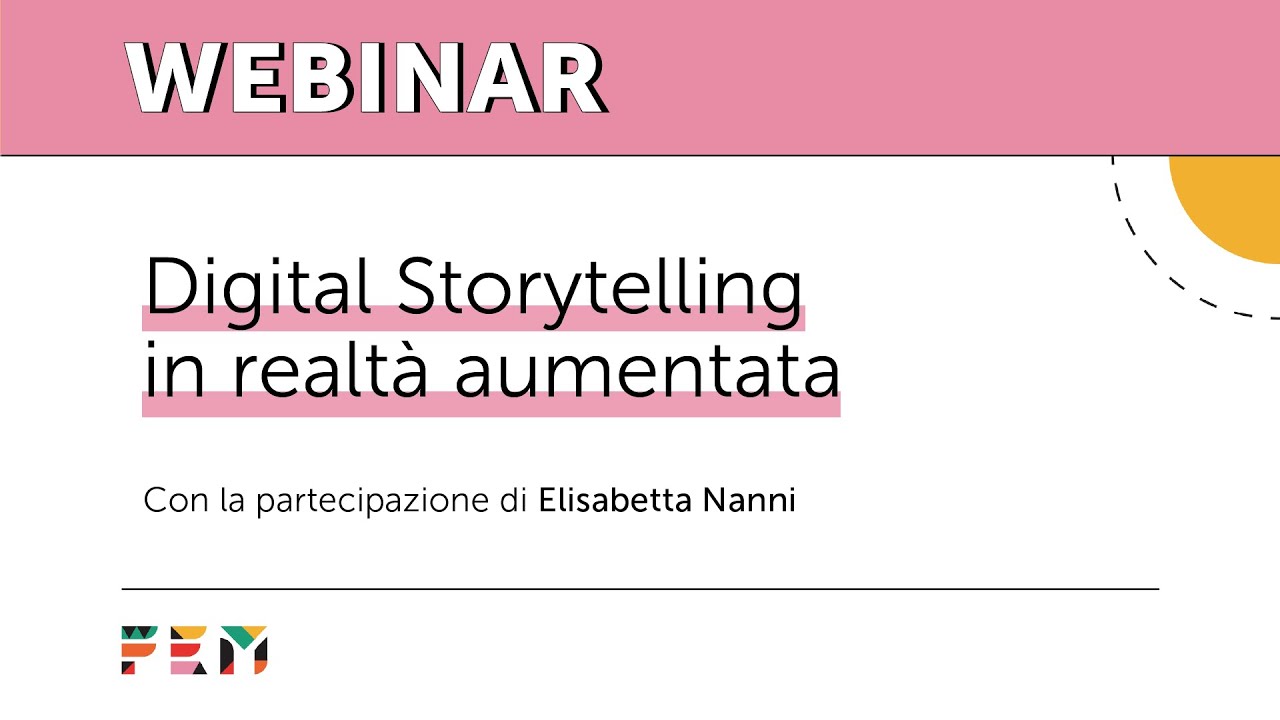 Webinar | Digital storytelling in realta aumentata