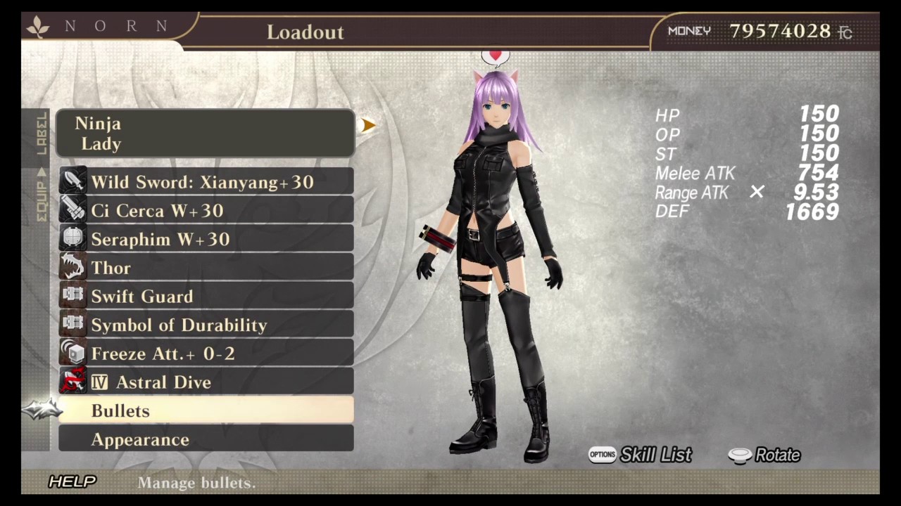 GOD EATER 2 RAGE BURST Blast Bullet Starfall Moonlit & Love Star