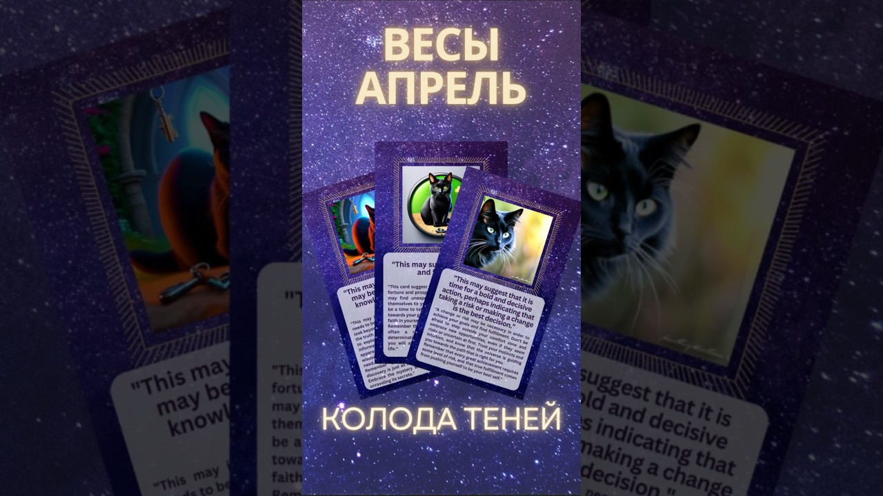 ВЕСЫ Таро апрель #весы #весытаропрогноз #весытаро #таровесы #апрель2025 #тароапрель #весыпрогноз