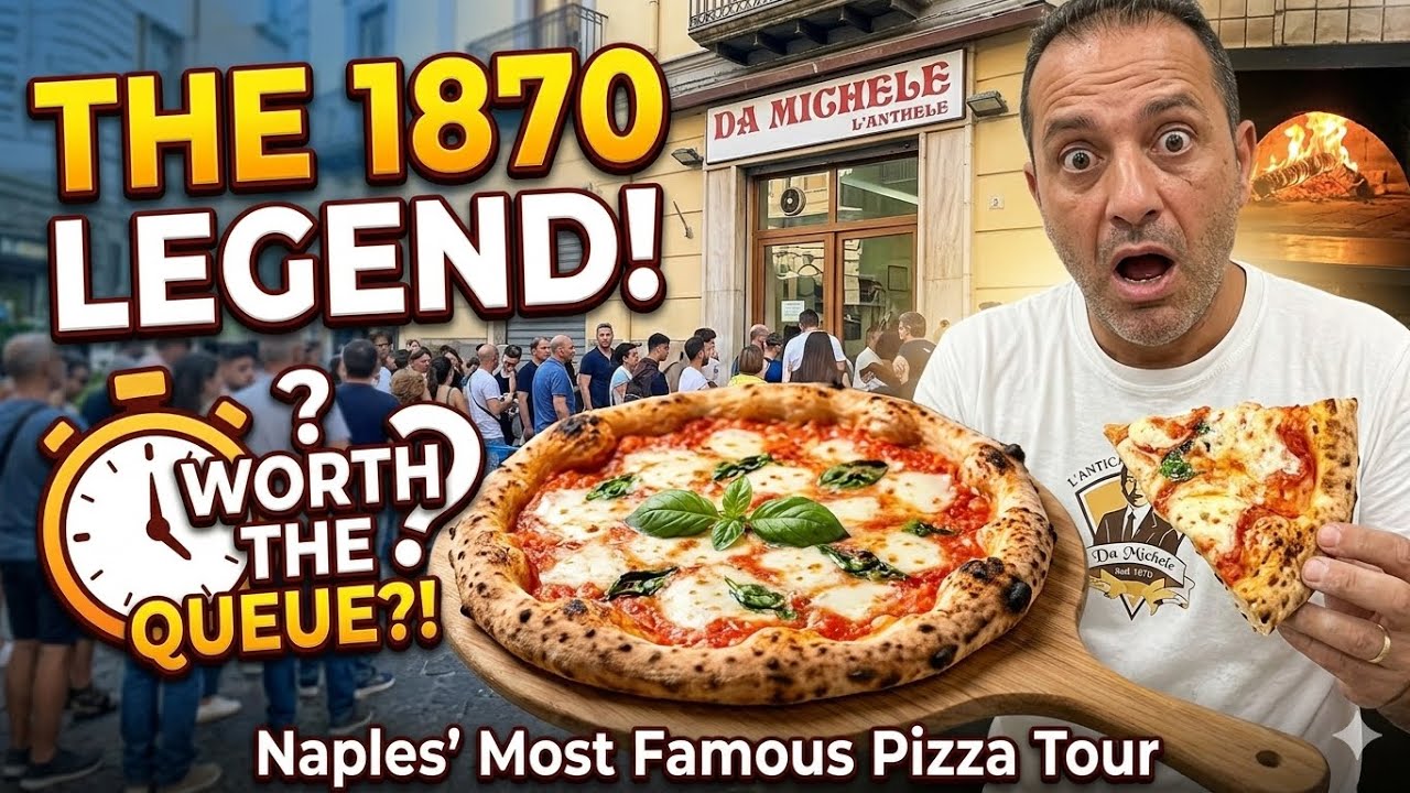 🍕 L'Antica Pizzeria Da Michele: Naples’ CRAZIEST Pizza Queue for the 1870 Legend!