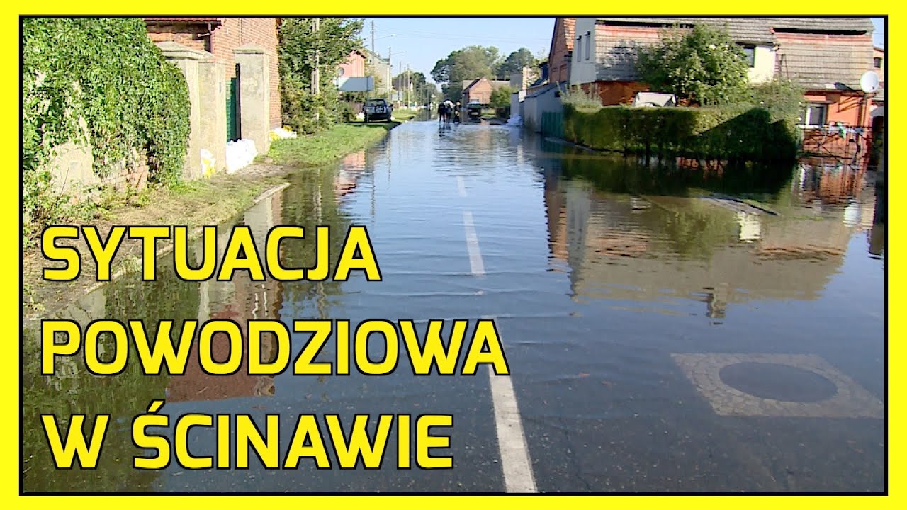 ŚCINAWA. SYTUACJA POWODZIOWA