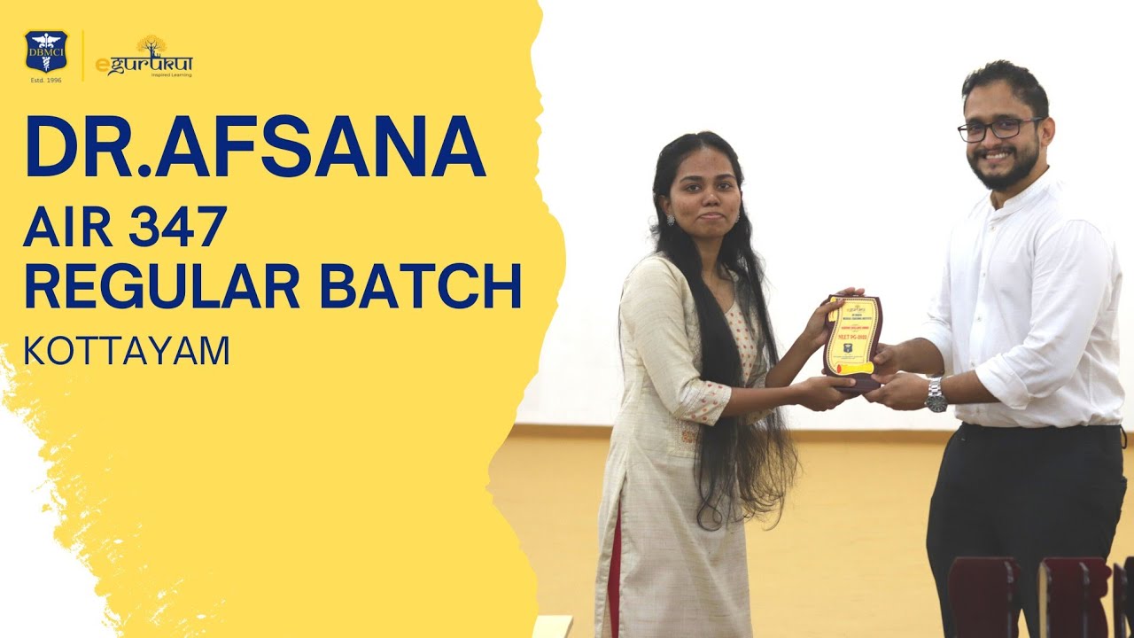 Rank 347 NEET PG 2022, Dr Afsana shares her tips to crack NEET exam with DBMCI | #neetpg2022