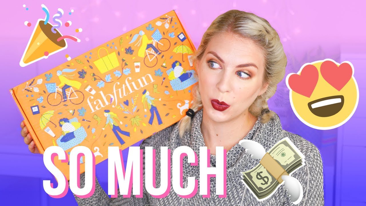 😍BEST SUBSCRIPTION? 💰 FabFitFun Unboxing Fall 2018