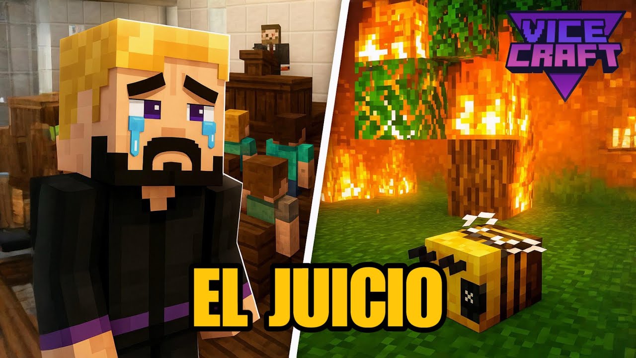 JUICIO en VILLAROL: Ricar acusado de romper un árbol y matar una abeja 🐝 | Vicecraft Ep.13