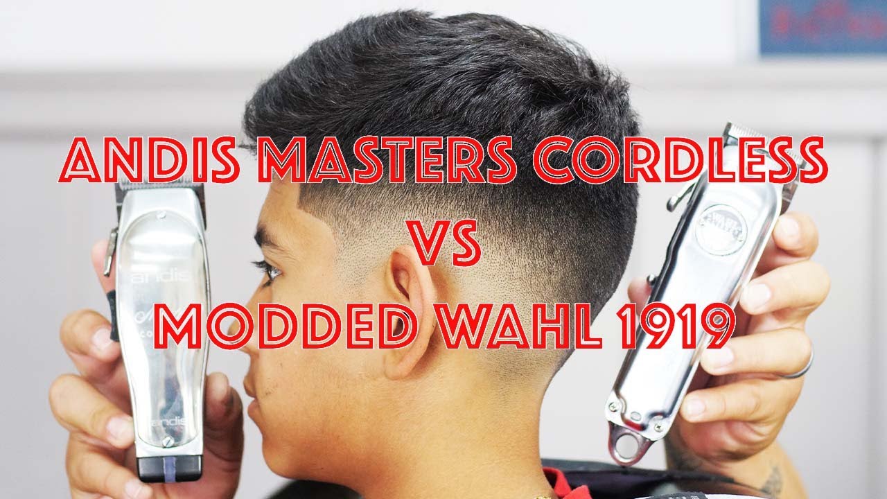 Andis Masters Vs Wahl 1919 Blade mod (masters blade)