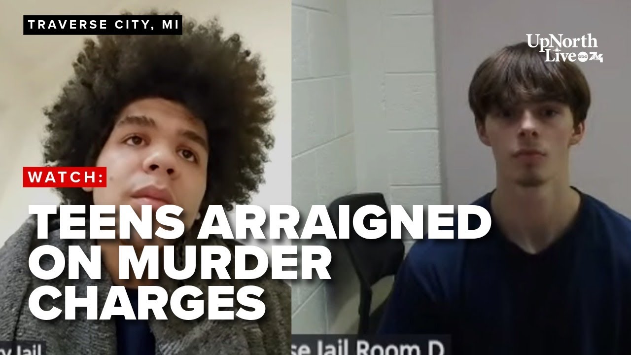 WATCH: Traverse City teens charged in deadly shooting in court Tuesday