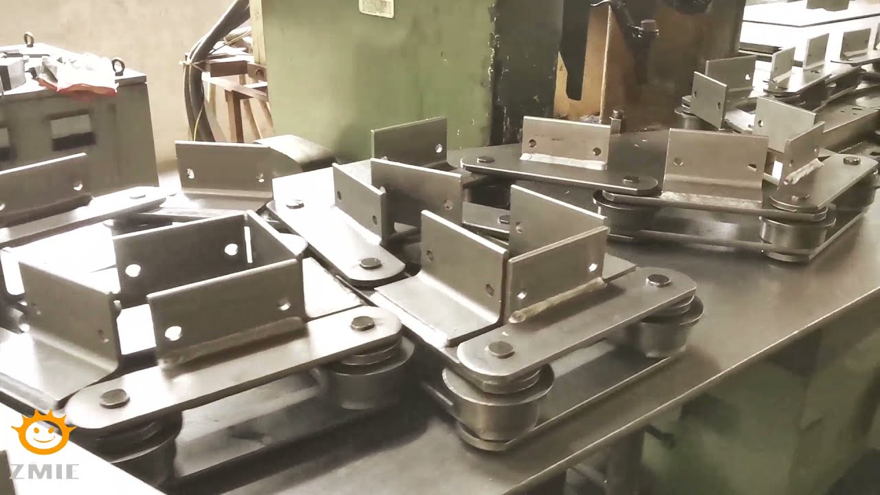 M Series Engineering Metric Roller Conveyor Chain | Cement Industrial Chain | K2 Attachment Chain