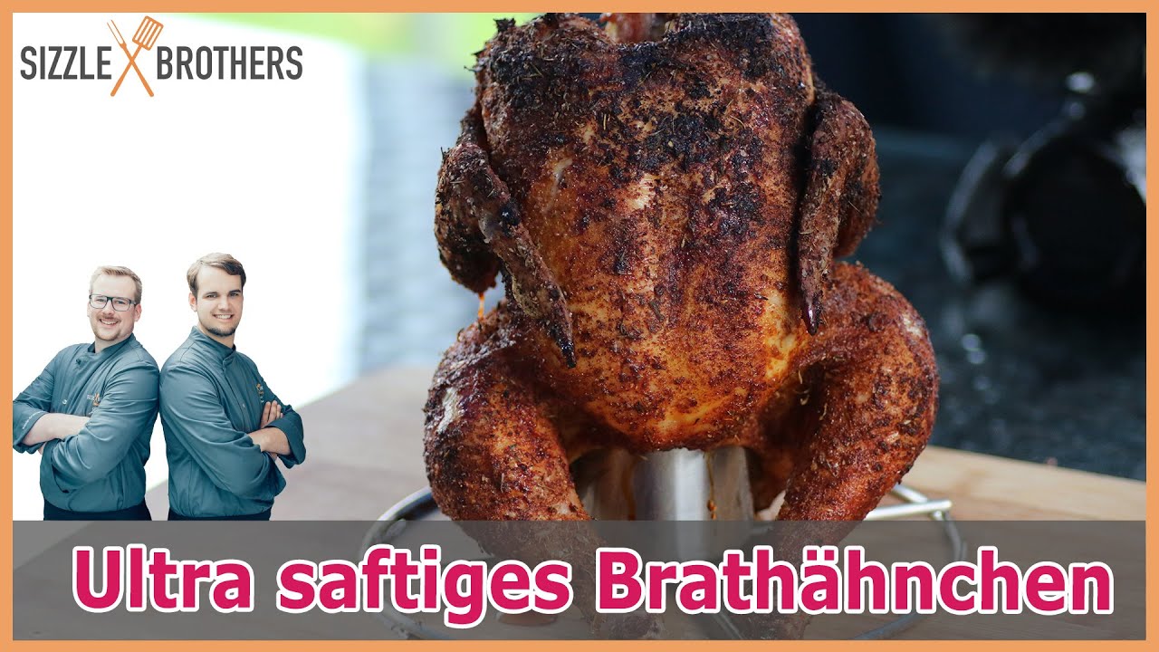 Saftiges Grillhähnchen   Oktoberfest Hähnchen mit Injektion