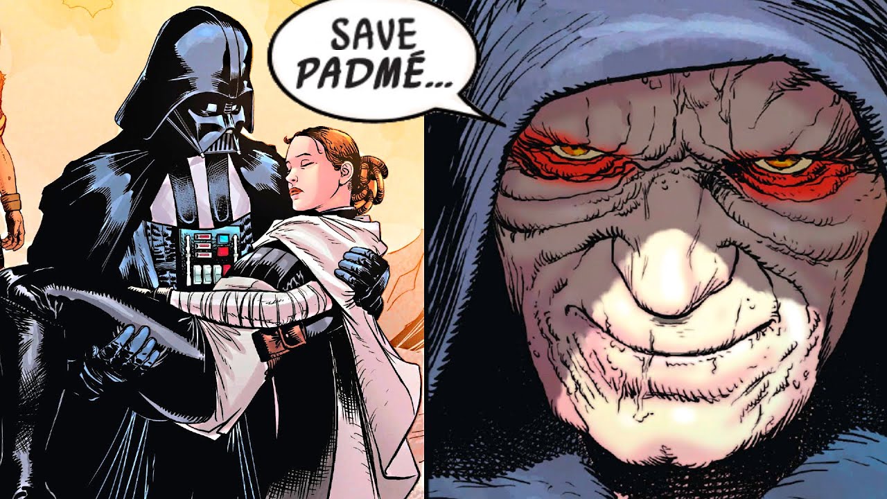 DARTH VADER FINALLY SAVES PADME!!(CANON) - Star Wars Comics Explained