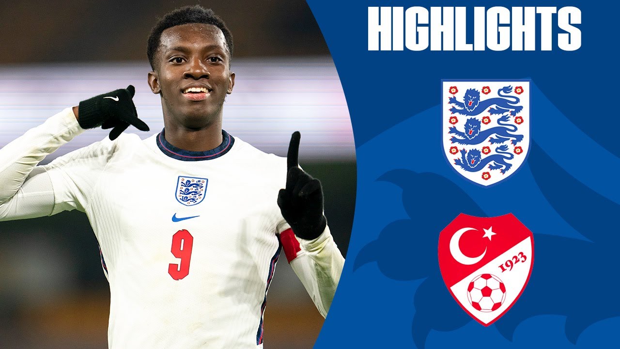 Record Breaker Nketiah Books Euro Spot! | England U21 2-1 Turkey U21 | Official Highlights