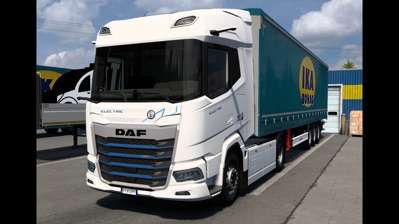 I drove an ELECTRIC DAF | ETS2MP