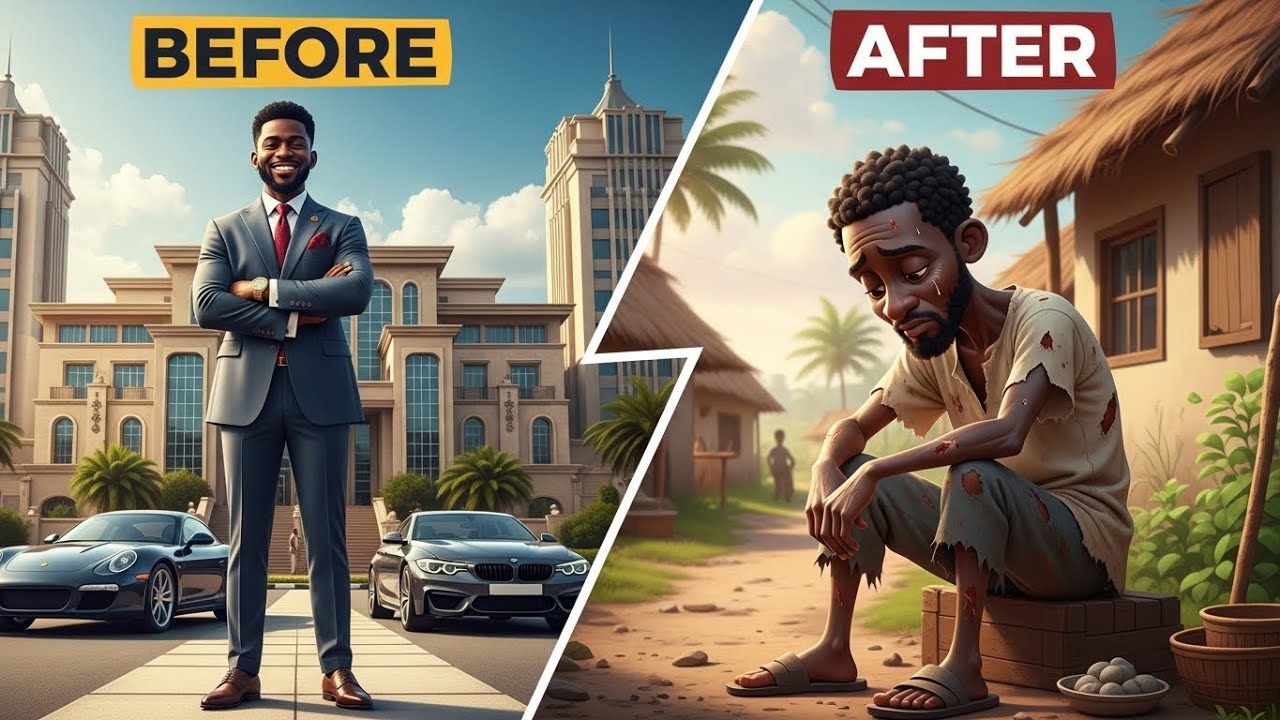 From a Billionaire to a beggar😭💔 This Story will shock you #africanfolktales #storytime #tales