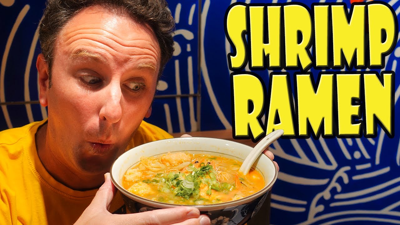 Trying the 1st Shrimp Ramen Restaurant in the USA