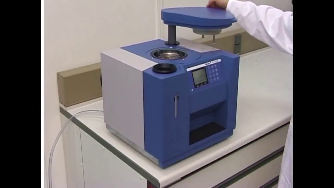 Funcionamento completo da Bomba Calorimétrica IKA C 200