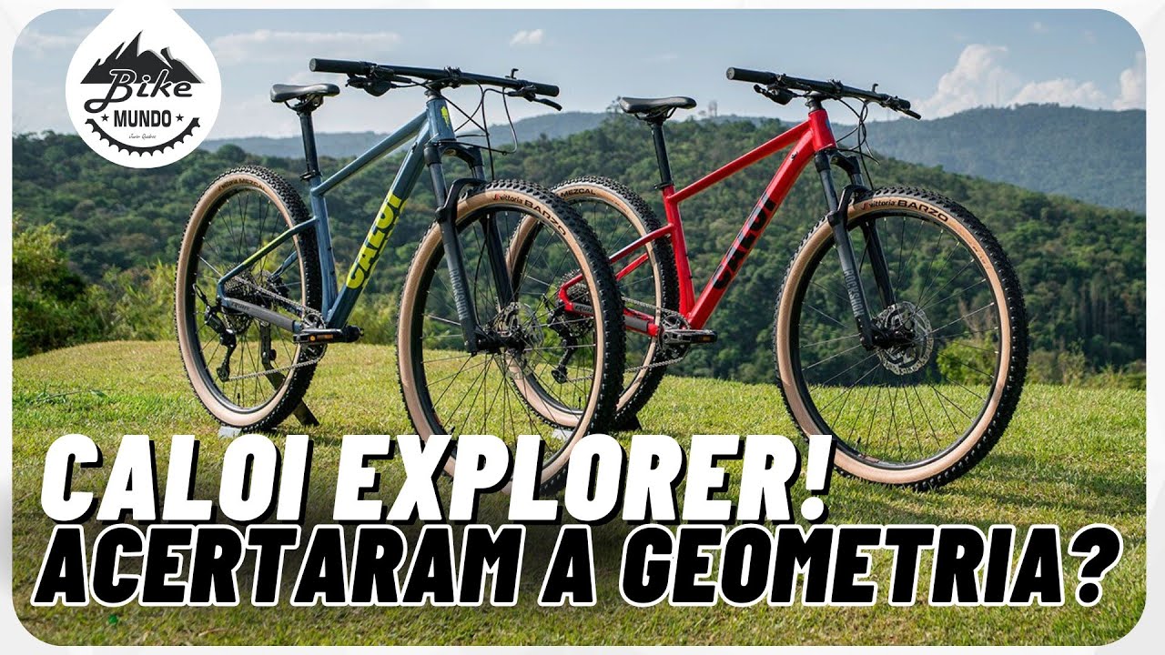 NOVAS CALOI EXPLORER SL: BOAS PRA TUDO?! | ANÁLISE GEOMETRIA | BIKE MUNDO