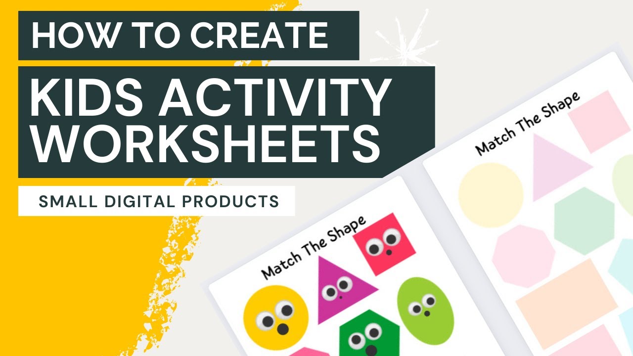 How to Create Kids Activity Worksheets Online