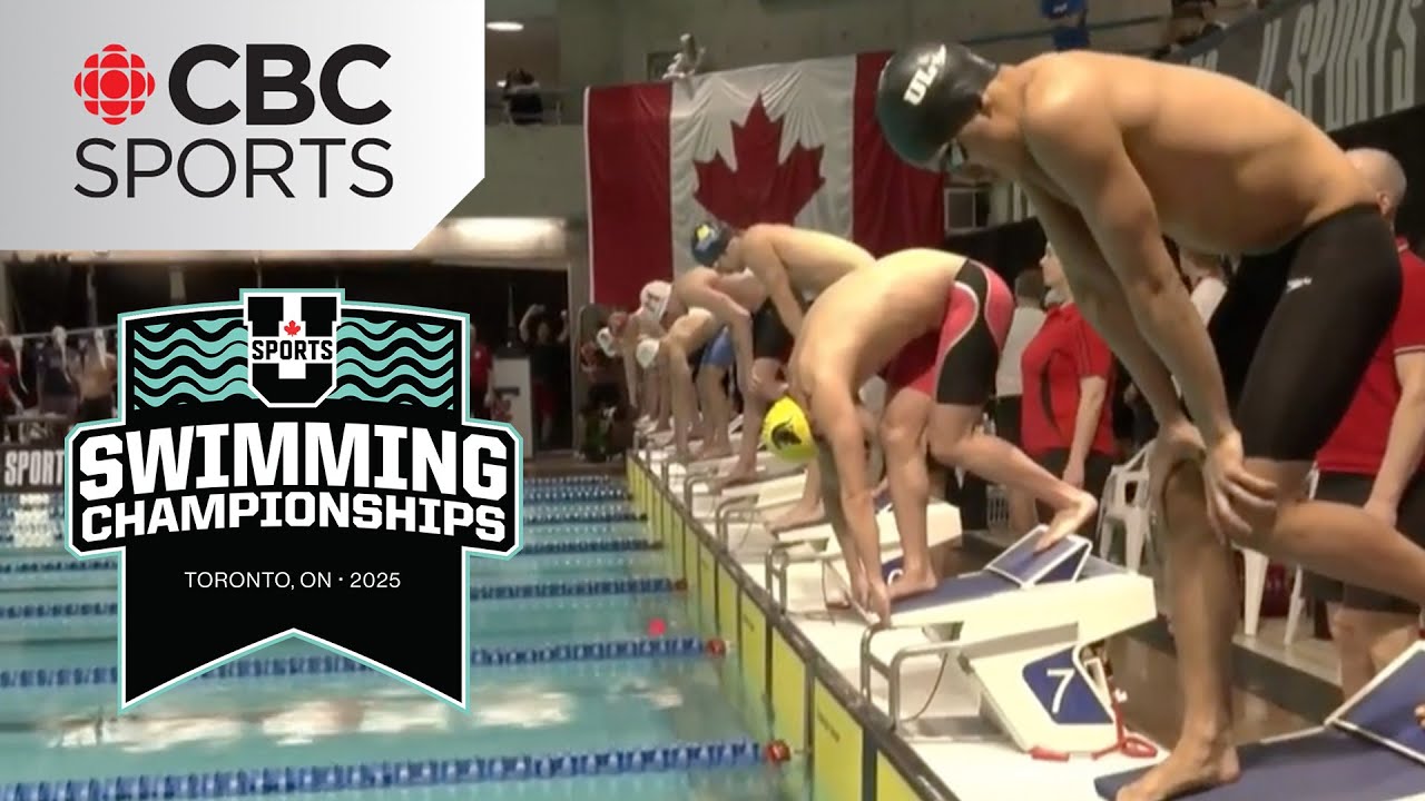 U SPORTS RECORD in men's 800m freestyle relay final | #CBCSports