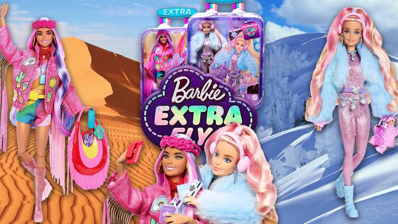 Barbie EXTRA FLY - Desert & Snow - Andiamo a SCIARE in direzione COACHELLA!  |Toys Expression