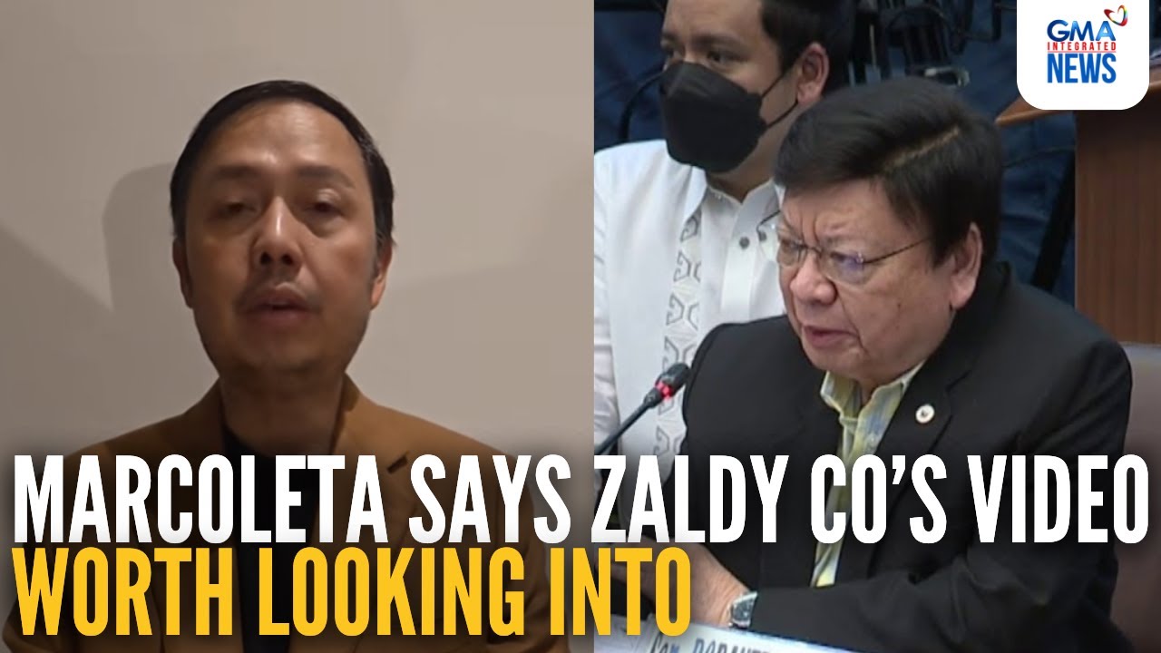 Marcoleta says Zaldy Co’s video worth looking into | GMA Integrated News