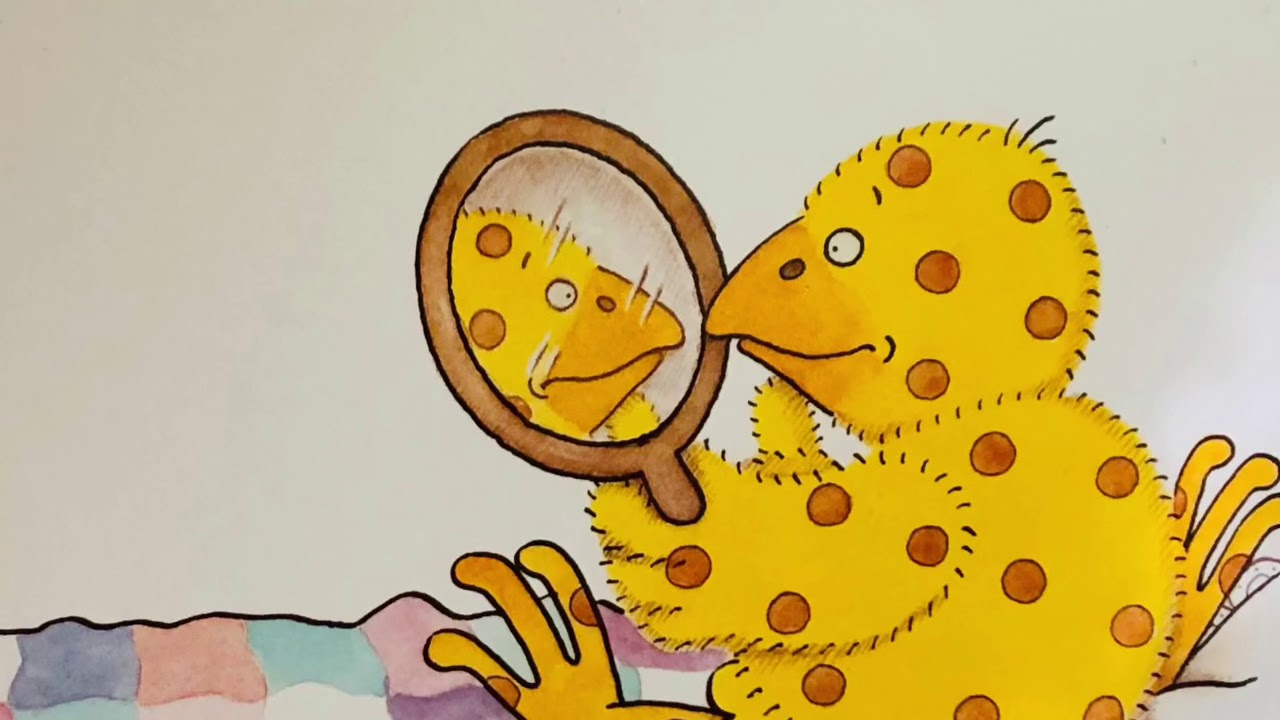 een kuiken met waterpokken