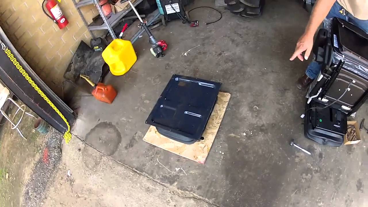 Installing a Grammer Air Ride Seat in a 4600