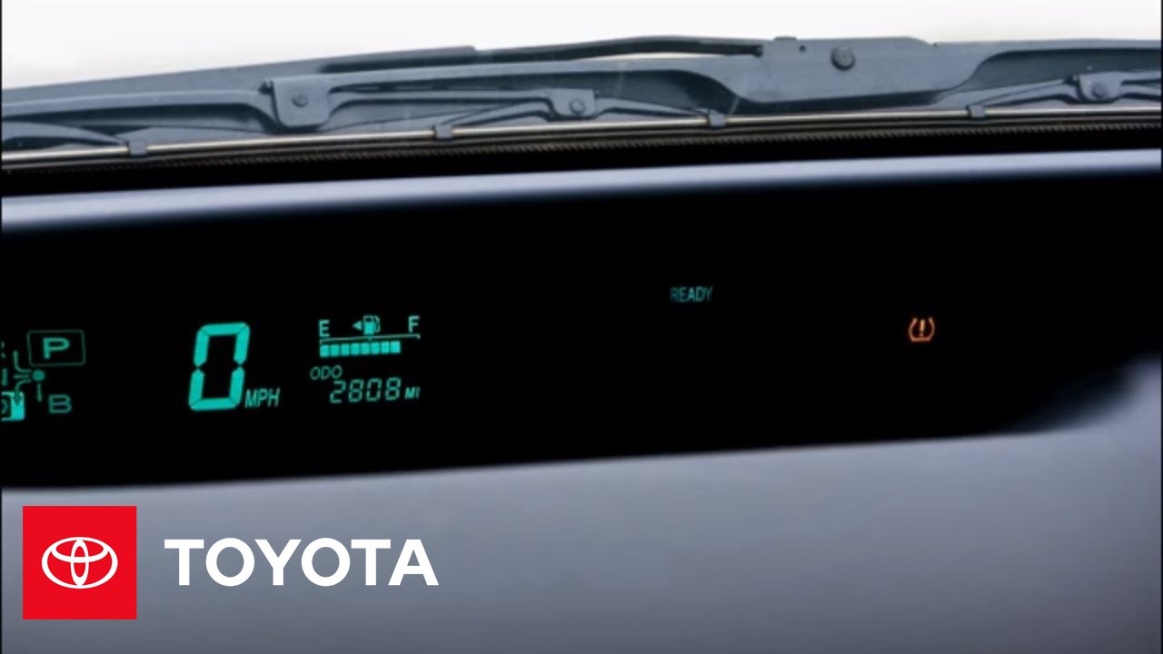2009 Prius How-To: Tire Pressure Monitoring System (TPMS) | Toyota