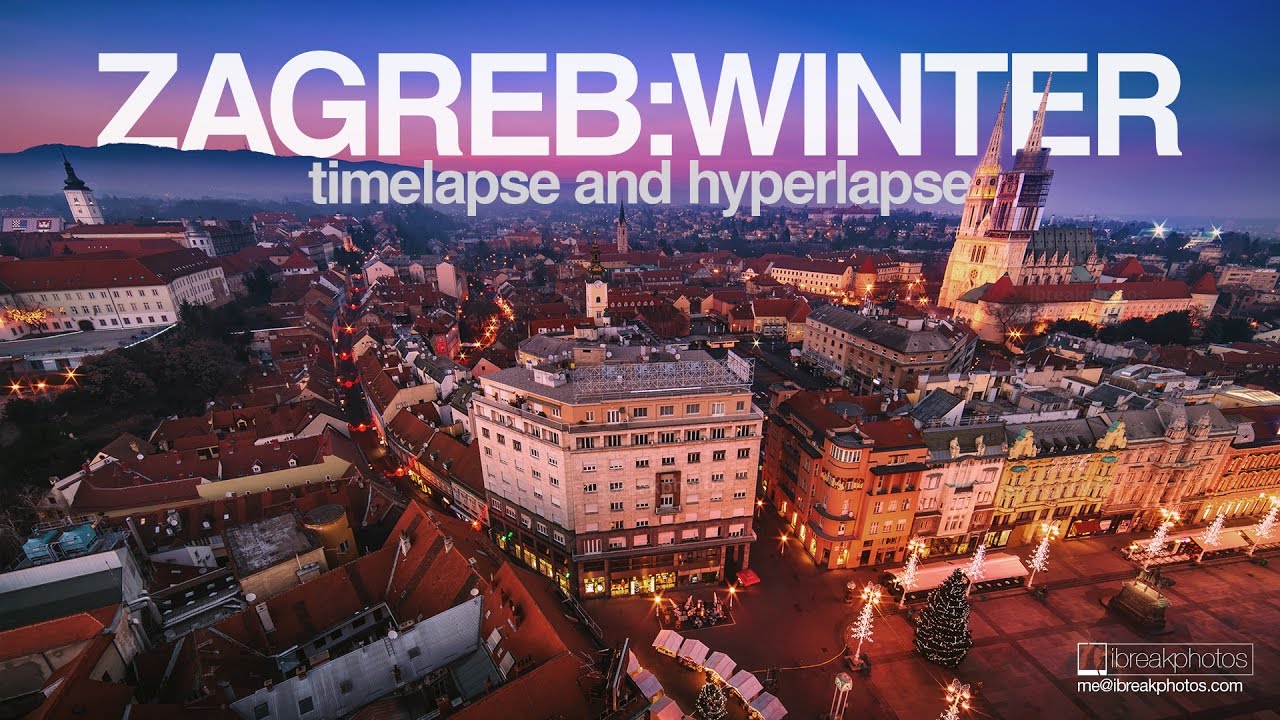 Zagreb - Winter | Hyperlapse and timelapse.