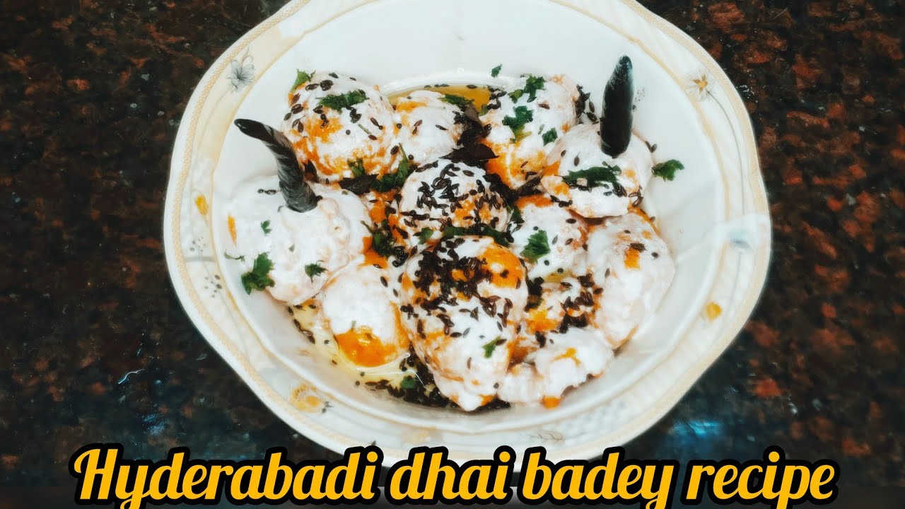 Hyderabadi dhai badey recipe#ramzan special#dhai vadey#subscribe@bitesbeauty2 