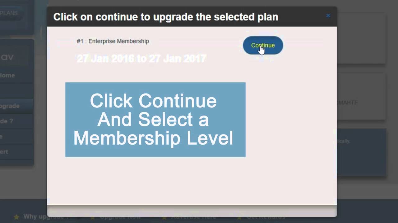 Member Upgrade