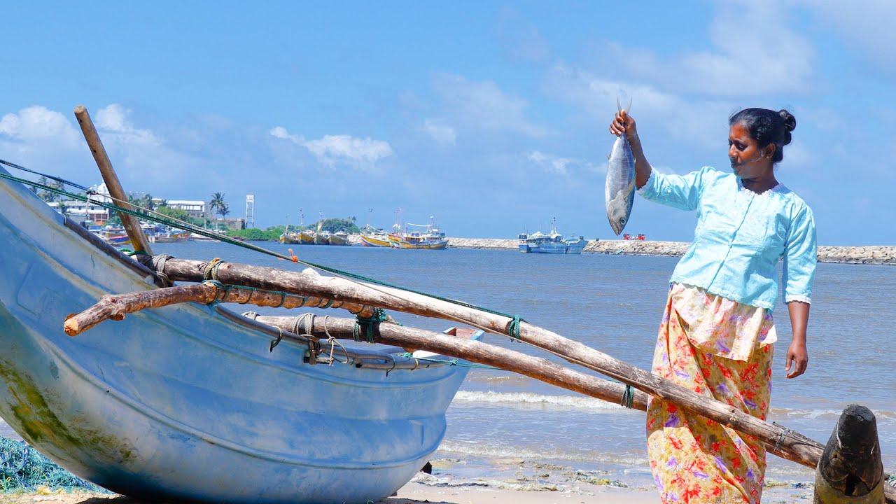 🐠මාළු ජාඩි 🐡Fish Jadi 🐠 Easy way to preserve fish/village fish curry/ village foods and village