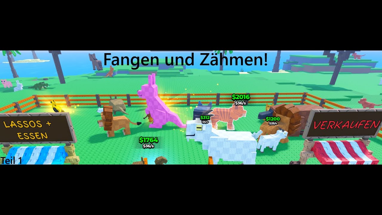 Ich fange ein Löwe! - Fangen und Zähmen !  - Roblox