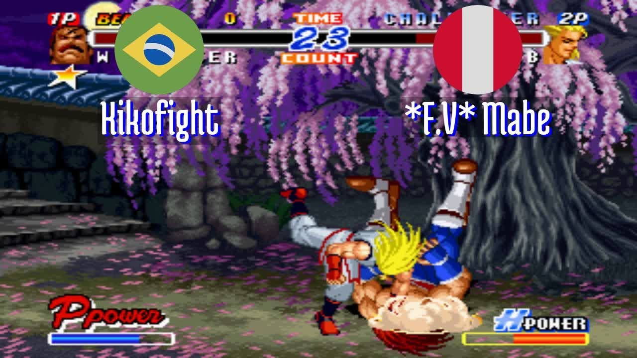 FT5 @rbff2h: Kikofight (BR) vs *F.V* Mabe (PE) [Real Bout Fatal Fury 2 rbff2 Fightcade] Dec 19
