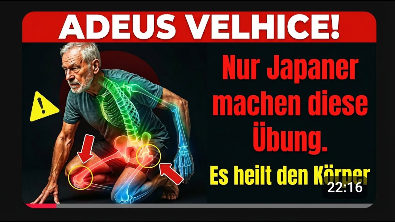 Über 60? 6 Bewegungen, die japanische Senioren JEDEN TAG machen (Sie sollten das auch!)