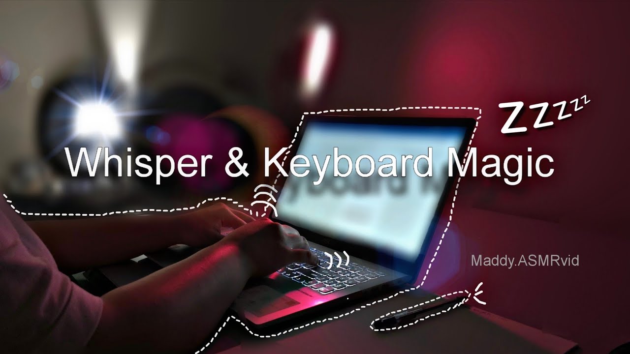 [no talking] Keyboard Typing & Layered Tapping Sounds for Deep Focus | Soft Whisper ASMR💤