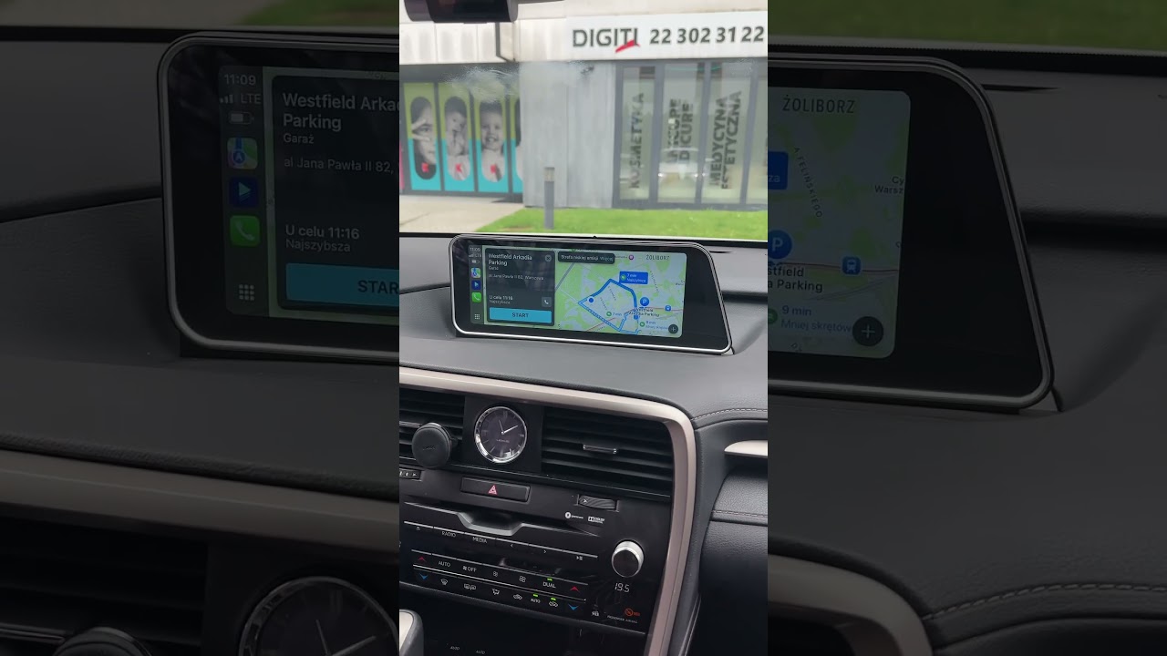 Radio do Lexusa (Lexus RX450) z Android Auto i CarPlay (Lexus RX450)  #androidauto #lexus