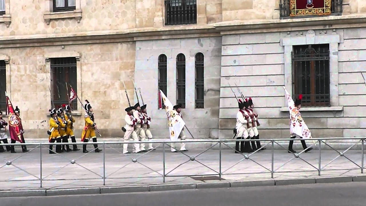 Desfile en la Academia de Caballería Valladolid