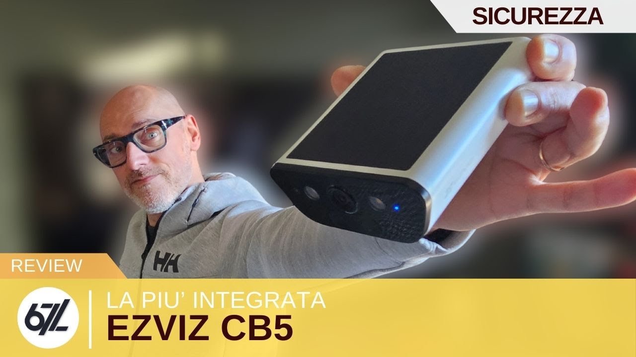 EZVIZ CB5, la telecamera di sicurezza ALL-IN-ONE!