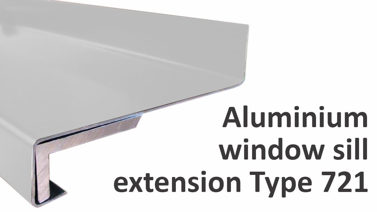 Aluminium window sill extension Type721