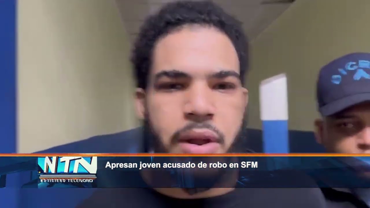 Apresan joven acusado de robo en SFM