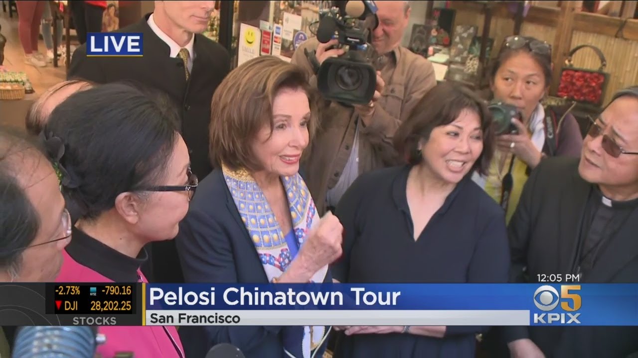 Speaker Pelosi Visits SF's Chinatown To Show Support Amid Coronavirus Fears