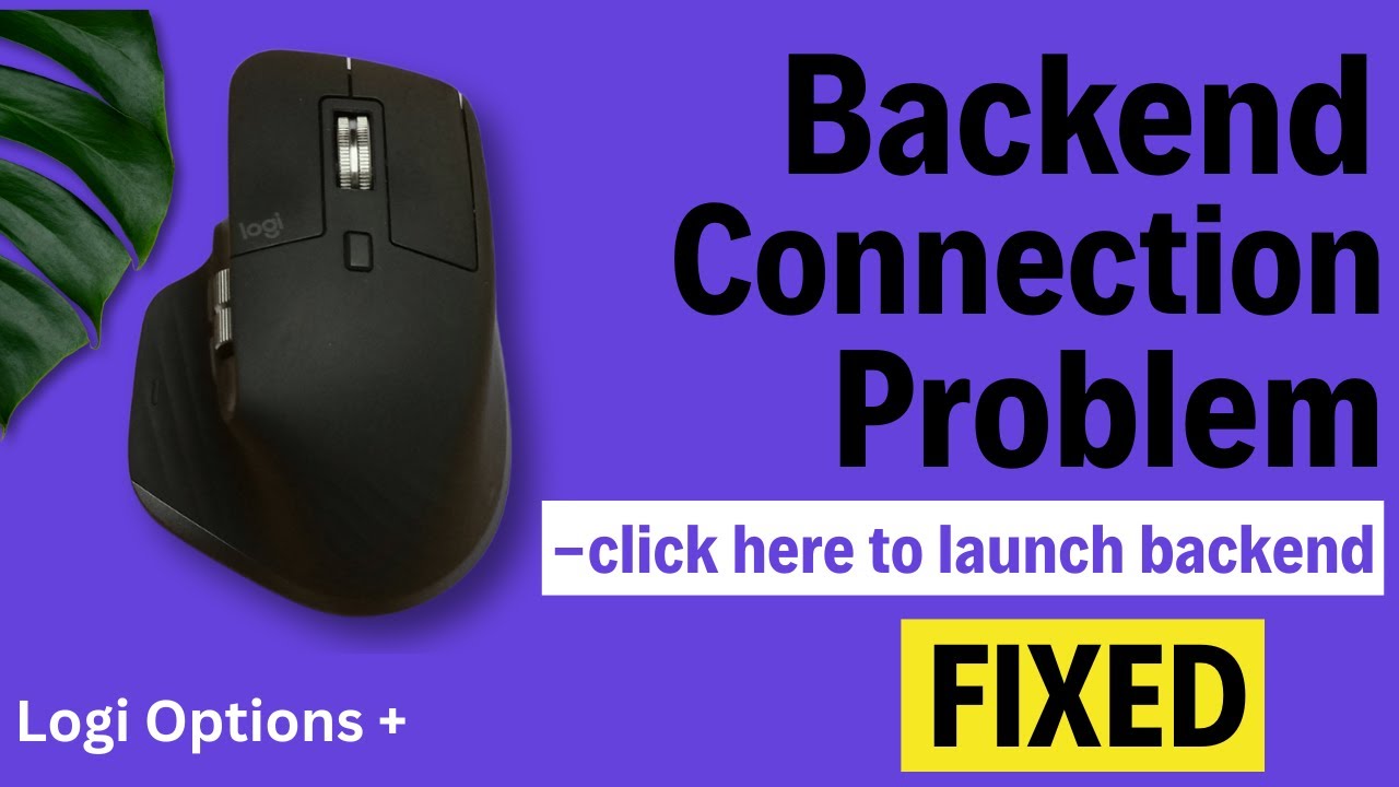 FIX Logitech Backend Connection Error on Mac (2026) — Latest Driver Update